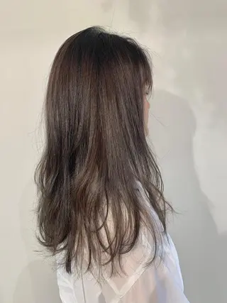 ロング カラー パーマ ヘアアレンジ 加藤 綾華のヘアスタイル