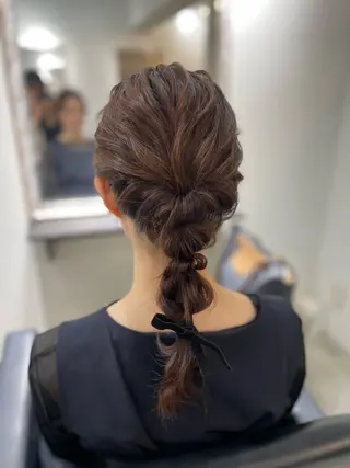 セミロング ヘアセット Mi所属・六本木セットサロン MAYUのヘアスタイル