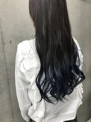 ロング 横山 奈央のヘアスタイル