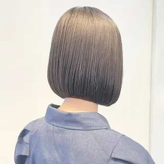 ミディアム カラー ヘアアレンジ キッズ さわ きょうすけ/ ボブ髪質改善ショートのヘアスタイル