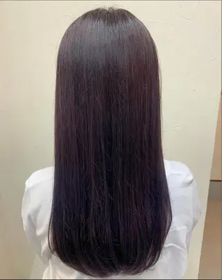 ロング カラー 三好 羽美のヘアスタイル