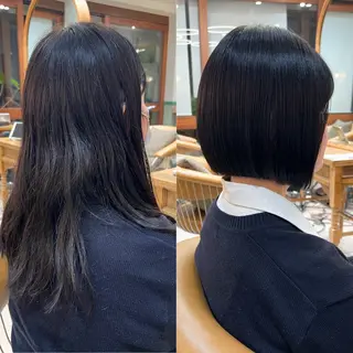 ショート 似合わせショート🌿 ボブ🫧 乾辺真悠子のヘアスタイル