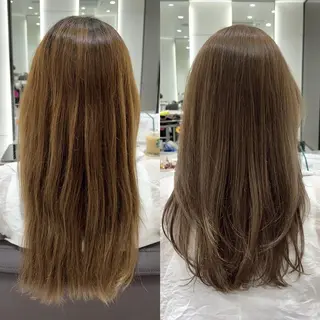 ロング EIGHT plum TOKIOリミテッドのヘアスタイル