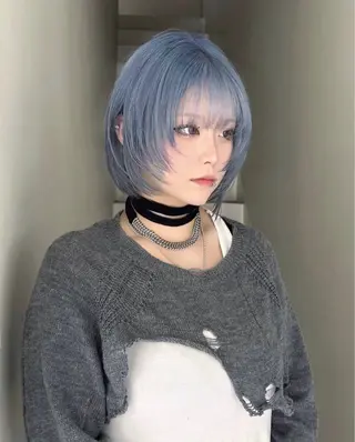 ショート カラー 松原 朱里のヘアスタイル