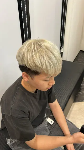 カラー メンズ ishizuka toaのヘアスタイル