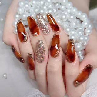 ネイル M🌷nail 長さだし専門店のネイルデザイン