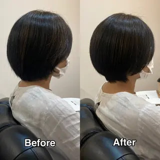 ショート 濱本 浩安のヘアスタイル