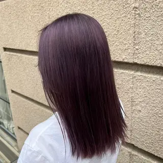 セミロング カラー 🍒艶髪カラー🍒 青木 瞳のヘアスタイル
