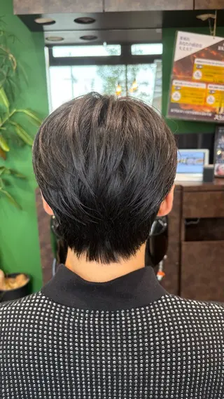 ショート メンズ 鼎一真ハイトーン/ パーマ/何でも屋さんのヘアスタイル