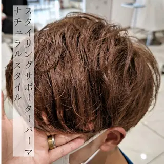 メンズ タッセルボブ× 美髪・髪質改善のヘアスタイル