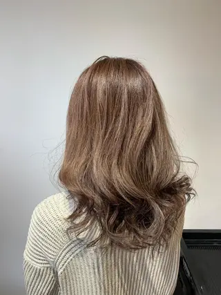 ミディアム ✨縮毛矯正✖︎顔周り レイヤー✨ナカムラのヘアスタイル