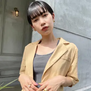 ショート カラー 一ノ瀬 暁のヘアスタイル