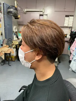 ショート パーマ メンズ 美容室 るーじゅ/しいの木台のマツエク・マツパデザイン
