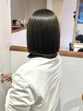 ミディアム ツヤ感/透明感カラー /蟹江/harunaのヘアスタイル