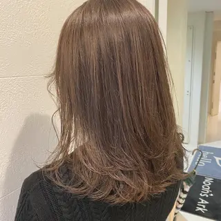 ミディアム カラー ヘアアレンジ マツエク・マツパ 透明感カラー🫧ヘア セット🫧松本菜月の眉毛・アイブロウイメージ