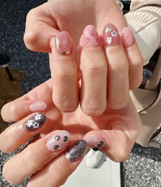 ネイル 高島 夏海のネイルデザイン