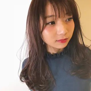 ミディアム カット講師 久保匠のヘアスタイル