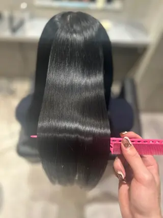 ロング カラー レイヤーカット/ 縮毛矯正🇰🇷早坂のヘアスタイル