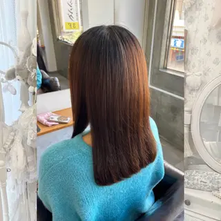 セミロング 河原 彩心【練習モデル】のヘアスタイル