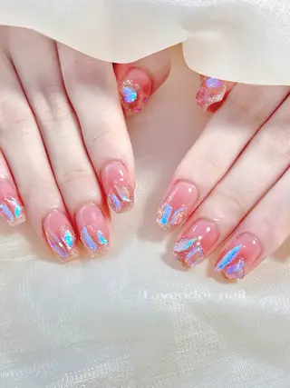 ネイル Lavender nail·中島公園のネイルデザイン