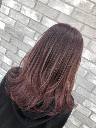 ミディアム カラー 我妻修三 /エレノア船橋店のヘアスタイル