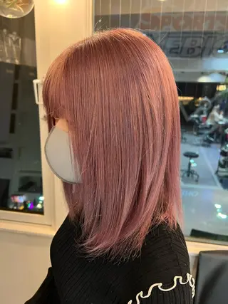 ミディアム カラー 最高級髪質改善🥇 小玉美菜のヘアスタイル