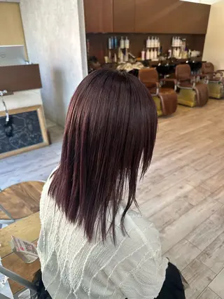 ミディアム カラー なぎは/似合わせ・ ナチュラルカラーのヘアスタイル
