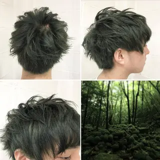 ショート カラー メンズ ✨️眉毛、派手髪、 ハイトーンShinの眉毛・アイブロウイメージ