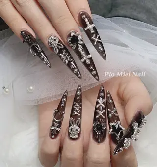 ネイル HANA 長さだしのネイルデザイン