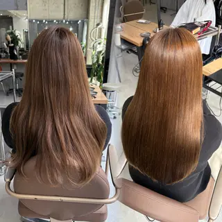 ロング 髪質改善／縮毛矯正 関根青葉のヘアスタイル