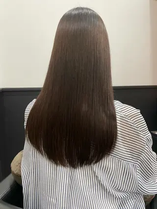 セミロング 髪質改善【due hair】砂川 翔のヘアスタイル