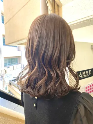 ミディアム カラー 和歌山髪質改善 那須優太のヘアスタイル