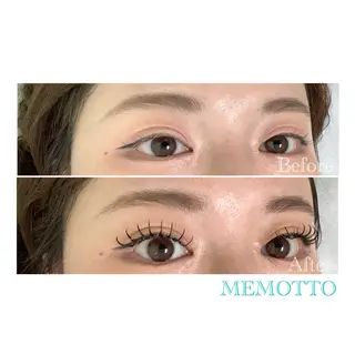 マツエク・マツパ MEMOTTO CHIHIROのマツエク・マツパデザイン