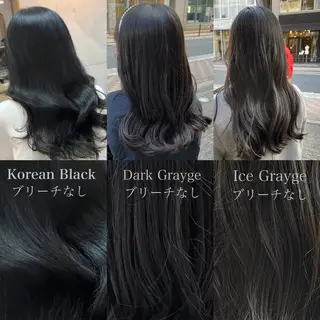 ミディアム たけうち みずきのヘアスタイル