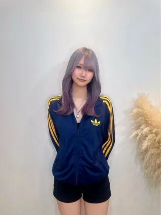 セミロング ANKH CROSS 🩵Himeka🩵のヘアスタイル