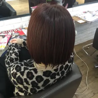 ショート 薬院:今泉/上川美幸 ボブ/顔周りレイヤーのヘアスタイル