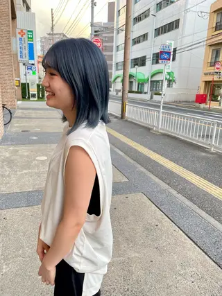 ミディアム 山元 翔平(shohei)のヘアスタイル