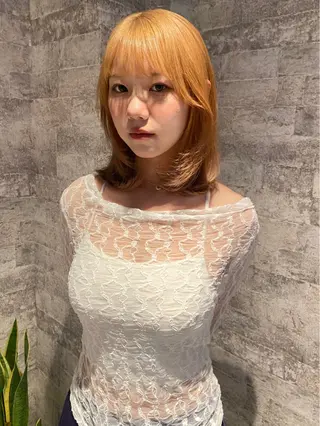 ミディアム カラー mai / linoah˚✧のヘアスタイル