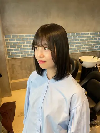 ミディアム 🫧ほのか /透明感カラー🫧のヘアスタイル