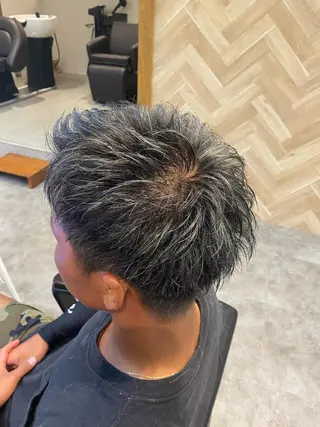 ショート カラー パーマ メンズ 佐藤祐輔 メンズパーマのヘアスタイル