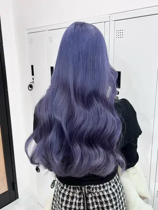 ロング カラー ヘアアレンジ 𝐠𝐢𝐫𝐥𝐲 𝐦𝐨𝐝𝐞🖤のヘアスタイル