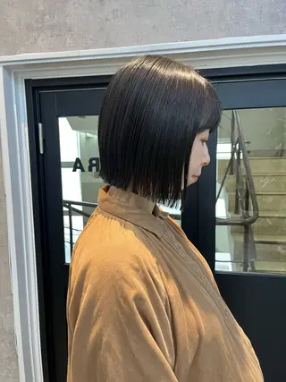 ショート ボブ×縮毛矯正 ryotaのヘアスタイル