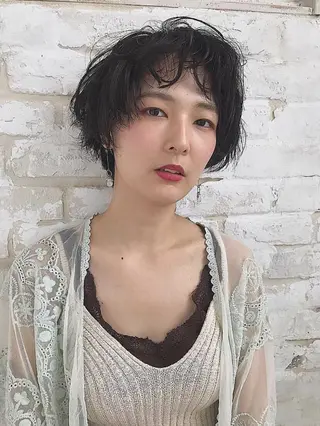 ショート カラー ボブ/レイヤー/ nanamiのヘアスタイル