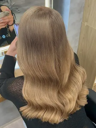 カラー 札幌ブリーチなし 👑ヒリュウのヘアスタイル