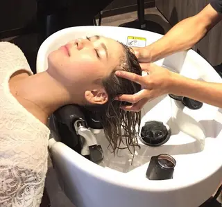 代表　しみず としやのヘアスタイル