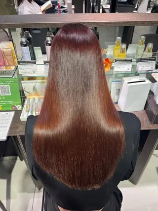 ロング 髪質改善/透明感カラ ー/レイヤー/あやはのヘアスタイル