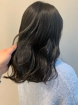 セミロング カラー 似合わせ⌇お洒落 カット⌇平野あみのヘアスタイル