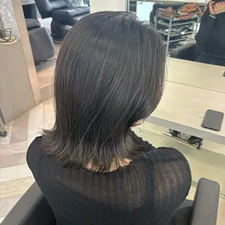 ミディアム 🌟難波/EIGHT 副店長RIKOのヘアスタイル