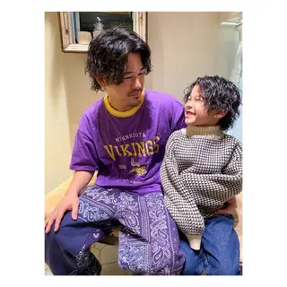 パーマ メンズ 菊池大一 溝の口パーマのヘアスタイル