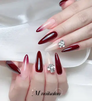 ネイル M🌷nail 長さだし専門店のネイルデザイン